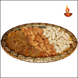 "Dryfruit Thali  - Express Delivery - Click here to View more details about this Product